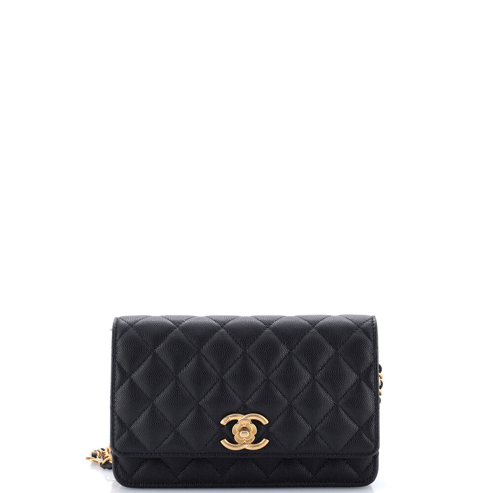 Chanel CC Camellia Charms Wallet on Chain